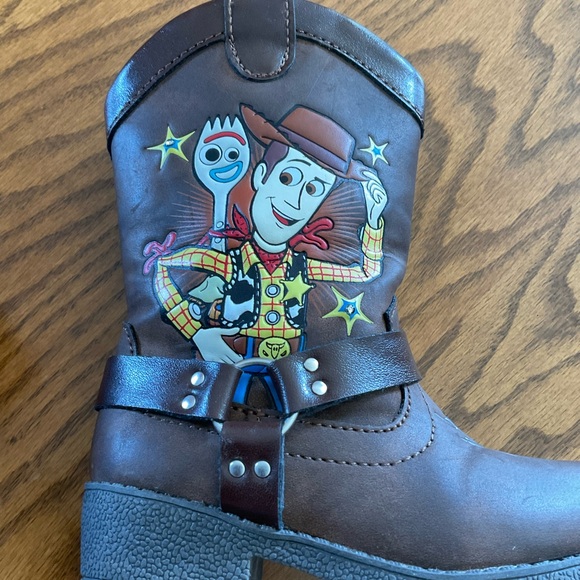Disney Toy Story Woody/Forky Bullseye Western Boots, Little Kids Sz 7 - Picture 2 of 12
